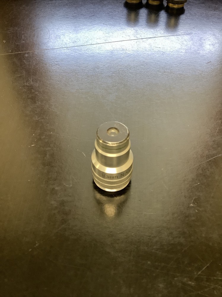 K-A-V JAPAN OBJECTIVE 10mm LENS OPTICS MICROSCOPE PART