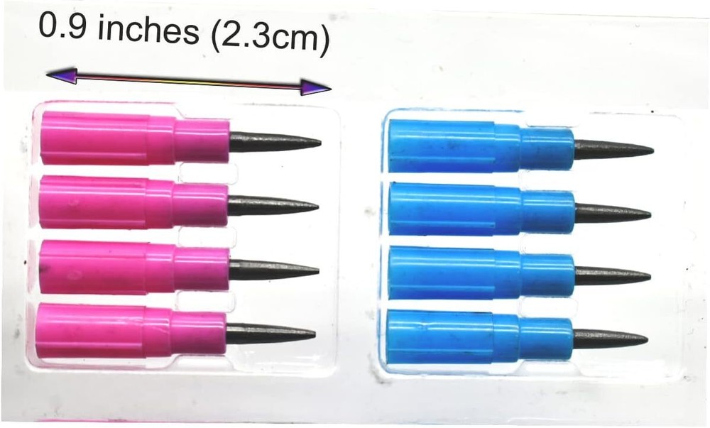 12 Packs Stackable Pencil Refills Non Sharpening 1 Count (Pack of 12)