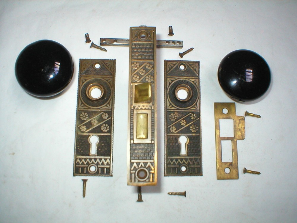 Antique Victorian Era Door Hardware