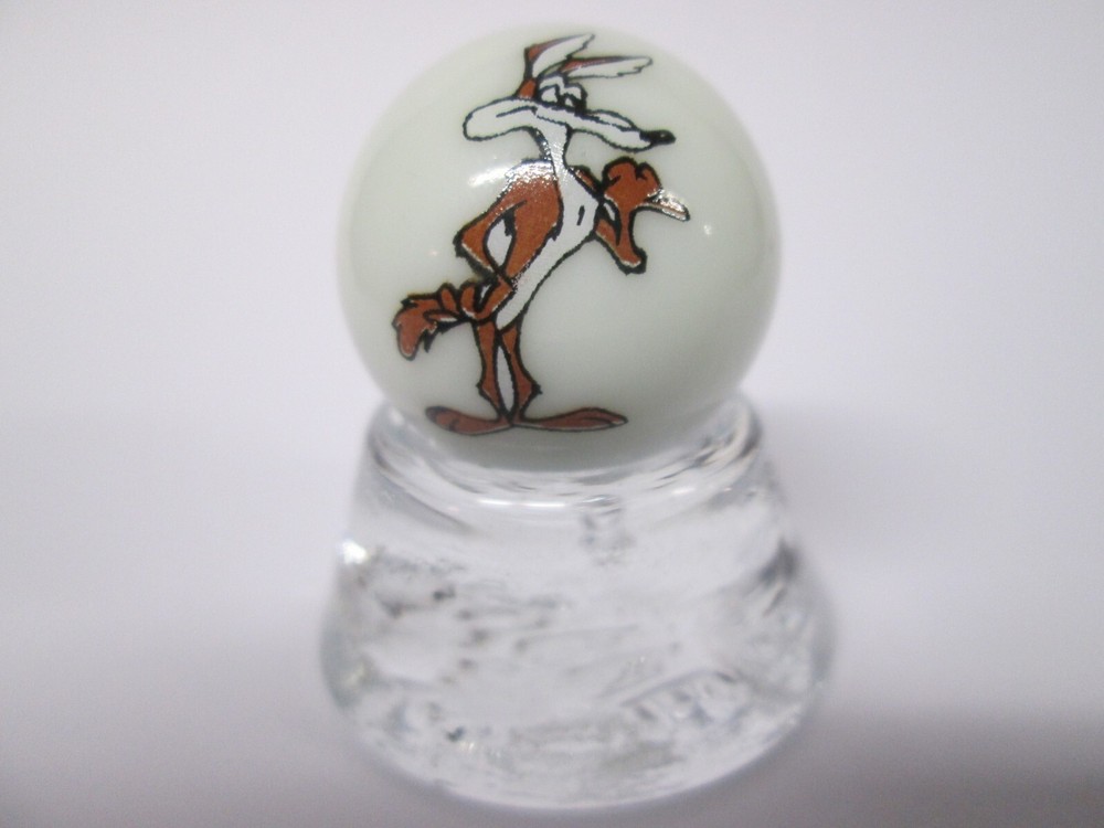 Wile E. Coyote Cartoon Collector Marble