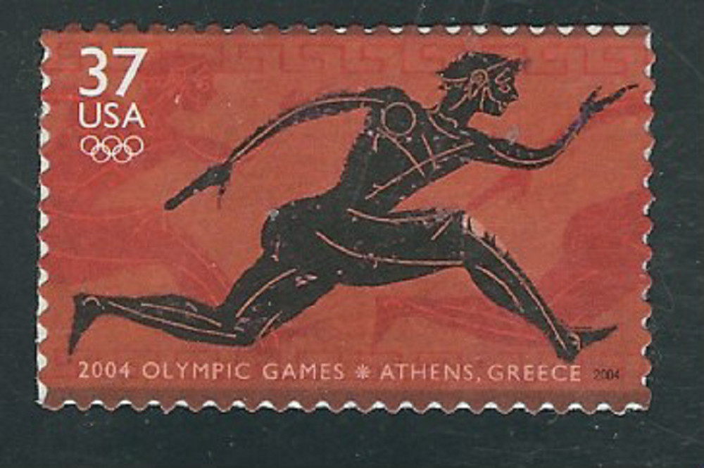 Scott #3863...37 Cent...2 Stamps....2004 Olympic Games