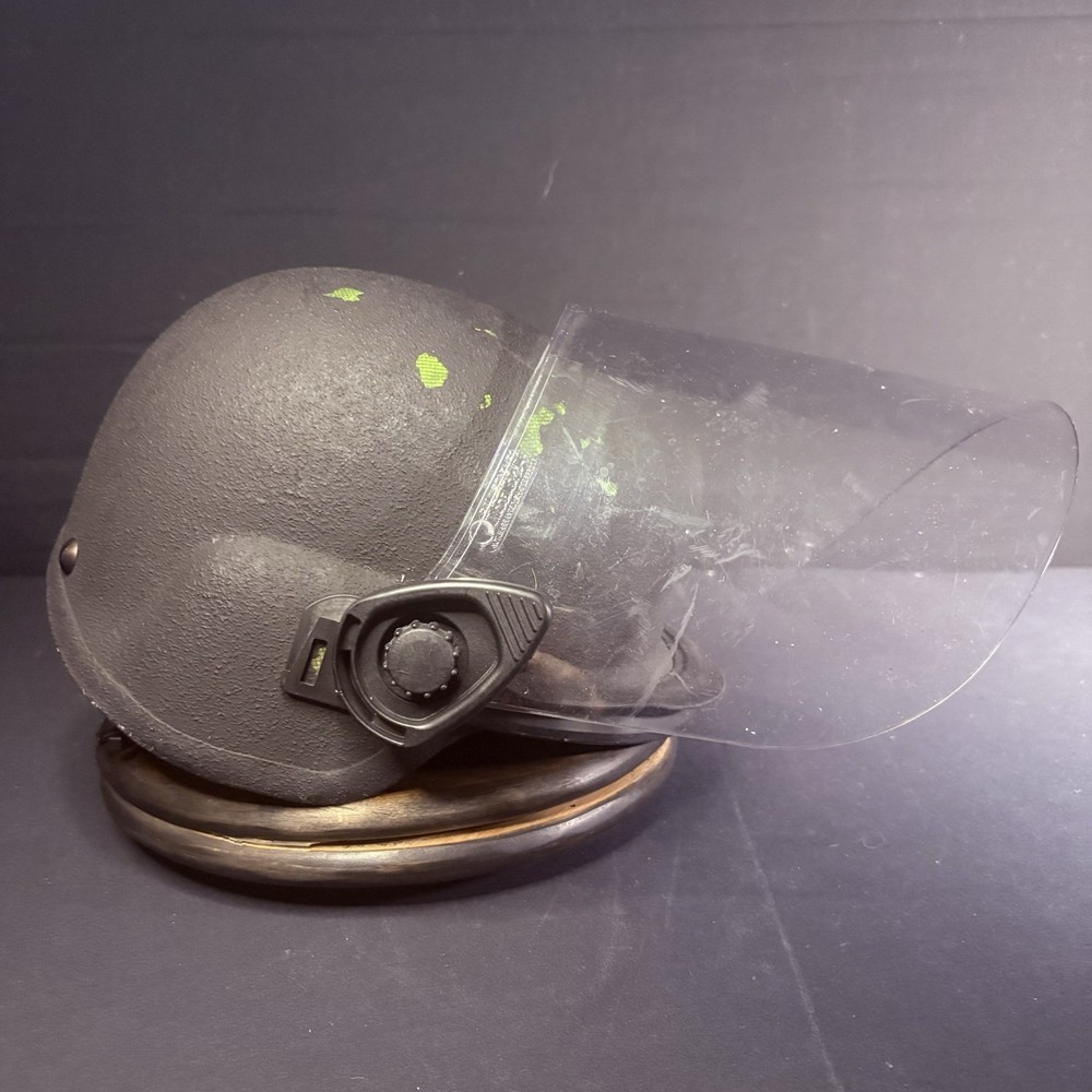 Protech Ballistic Helmet 3A (IIIA) (Size Medium) w/ Long Removable Face Shield