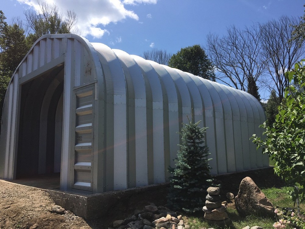25x24x13 Engineered Steel Building Kit | DuroSPAN Clear-Span Arch System w/ Ends