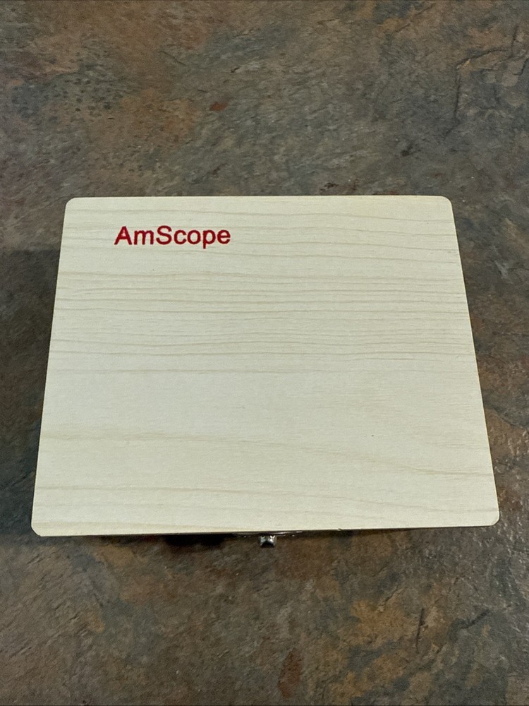 AmScope 25 Prepared Microscope Slide Set for Basic Biological Science
