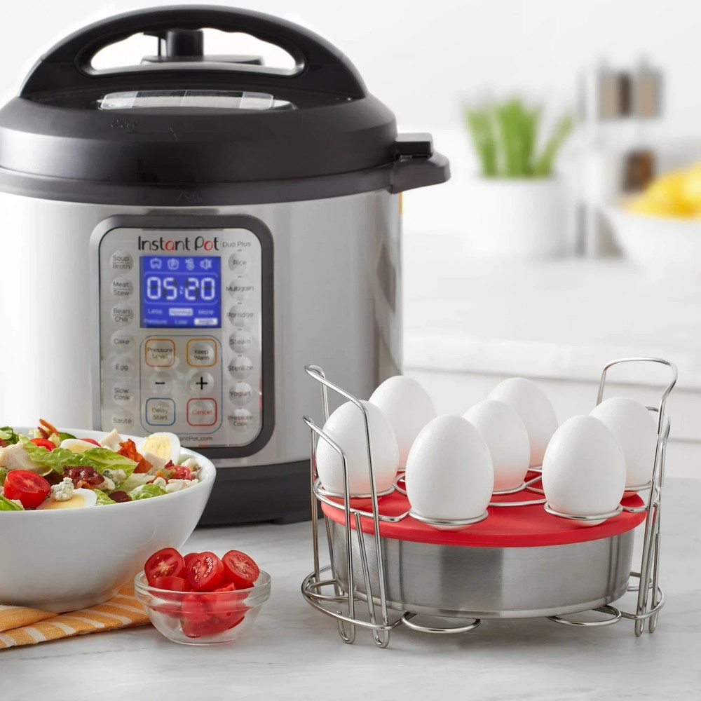 Instant Pot 8pc Cook/Bake Set: Pans, Racks, Lids, Divider, Removable Base