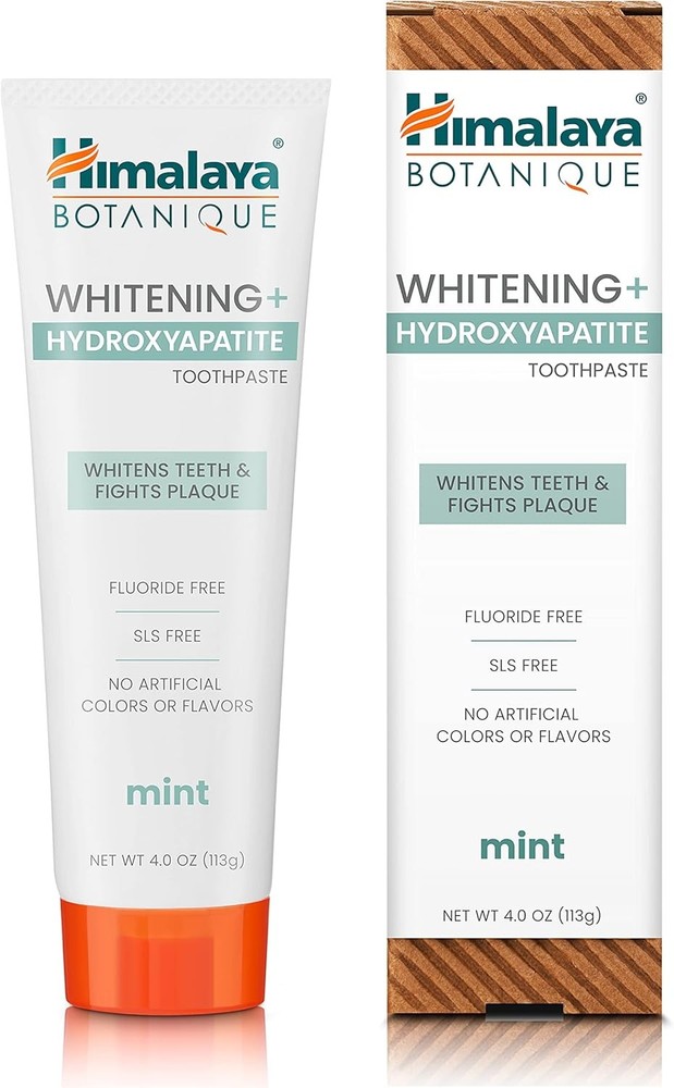 Himalaya Botanique Whitening + Hydroxyapatite Toothpaste, Mint Flavor - Nano Hyd