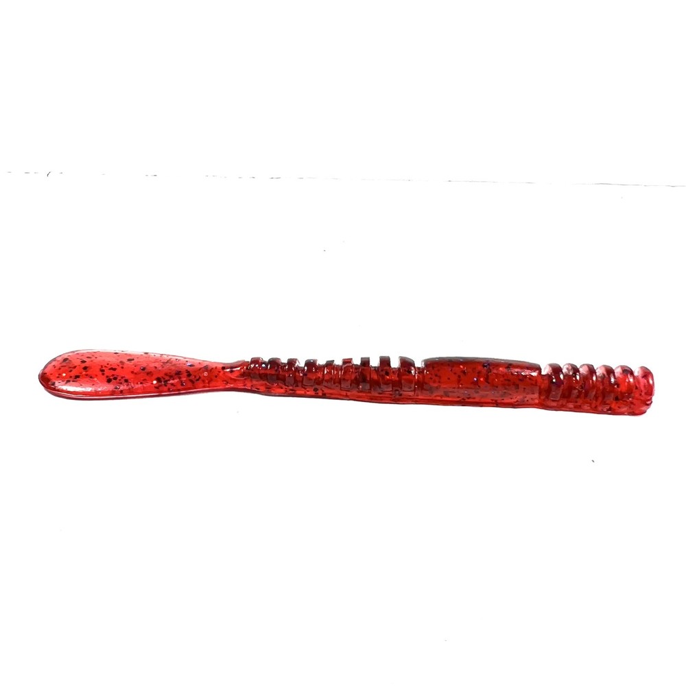 10 Hand Poured 4.5” Paddle Tail Ring Plastic Worm. “Rhythm & Blues”