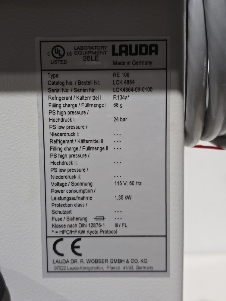 Lauda Ecoline Staredition RE 106 E100 Refrigerated Heated Circulating Bath
