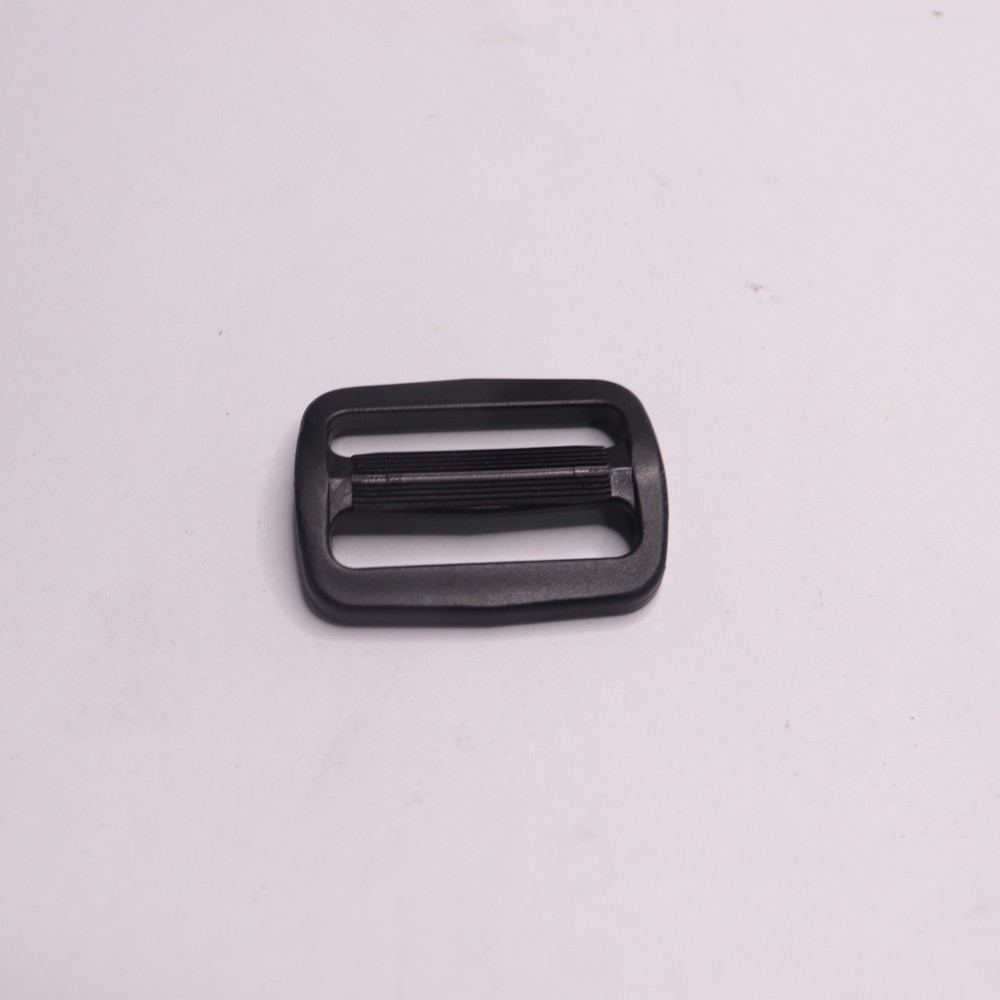 Slide Buckle Plastic Black 1-1/4"