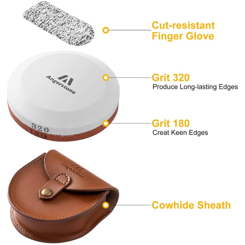 Axe Sharpener - Multipurpose Axe/Hatchet Sharpening Stone Whetstone Blade & Tool