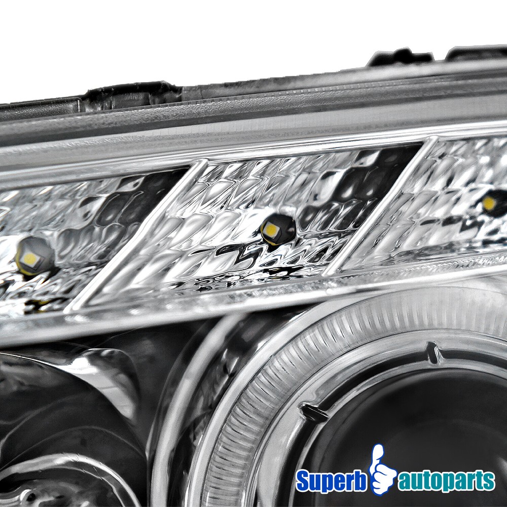 Fits 2007-2013 BMW E82 E88 128i 135i LED Halo Projector Headlight Replacement