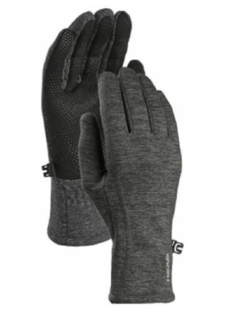 Head Women's Touchscreen Running Gloves Grey