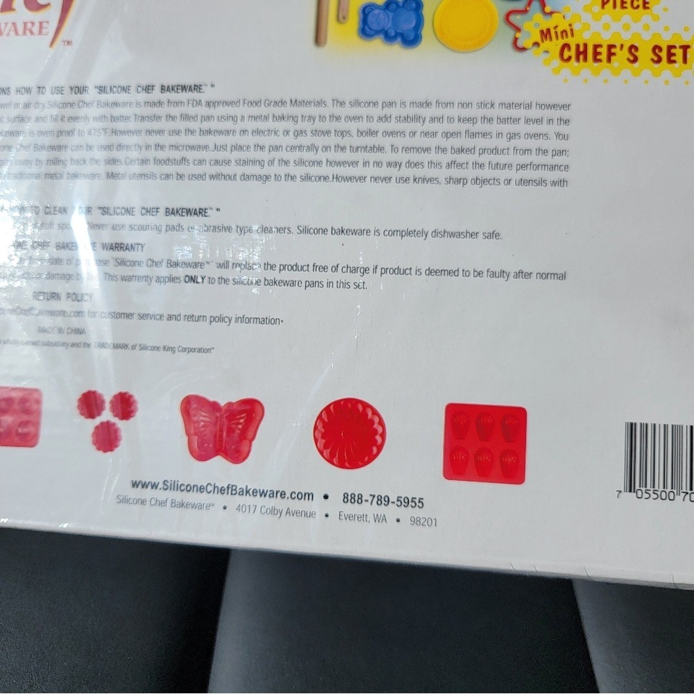 Silicone King Bakeware Mini Chef's Set