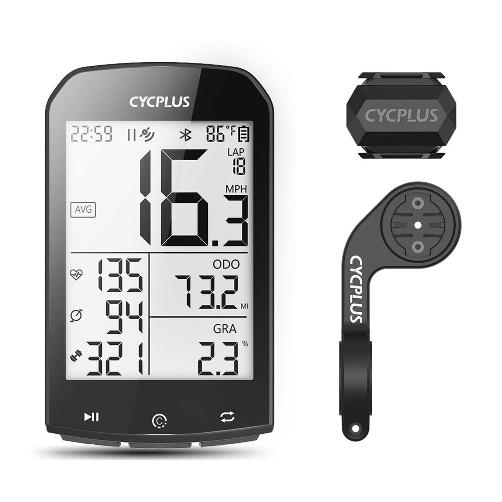Bike Computer Set Include Speed and Mount, Wireless Bicycle Speedometer Odome...