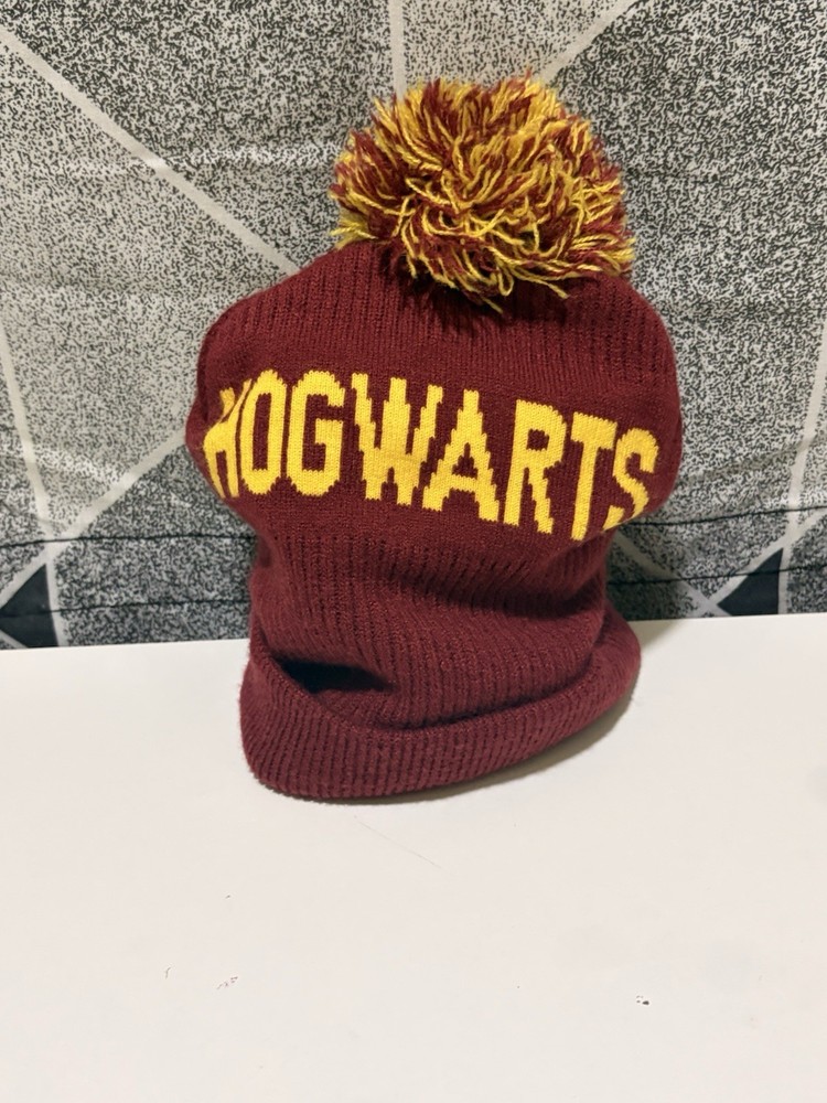 Harry Potter Hogwarts Beanie Winter Hat Used