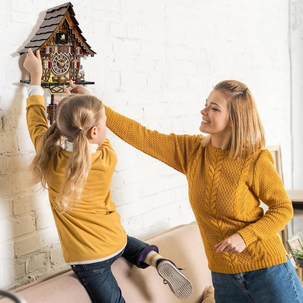 Handcrafted Black Forest Retro Cuckoo Clock