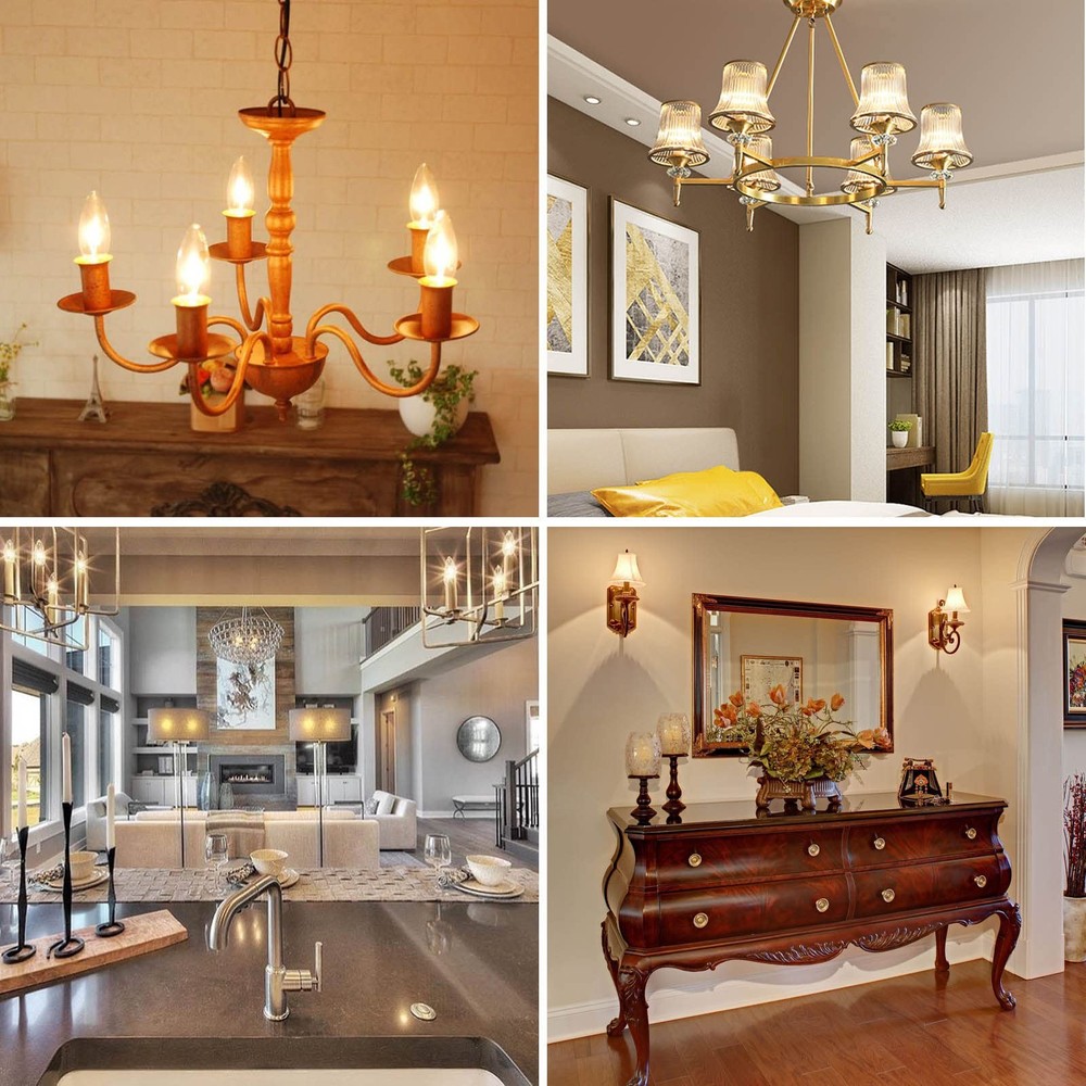 LinMiFo 24 Pack C7 Night Light Bulbs, 15 Watt 15 Watts, Clear