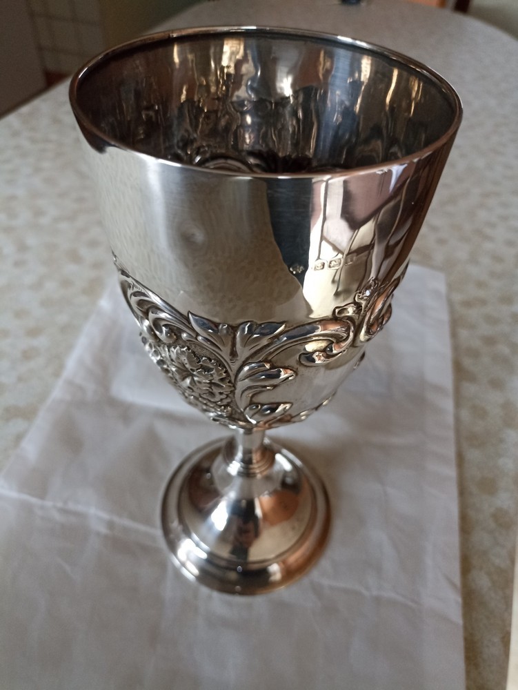Edwardian Hallmarked Sterling Silver Goblet