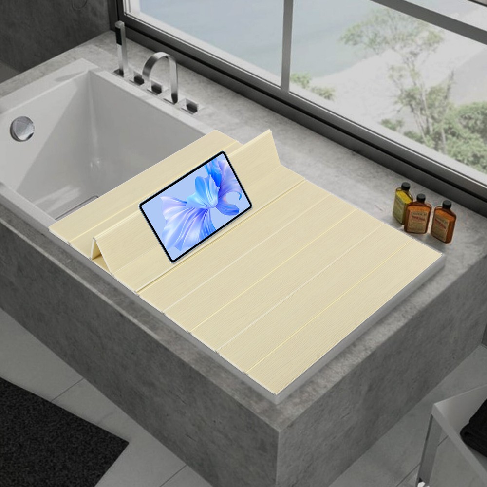 Foldable Bathtub Cover Bathtub Rectangular Board Modern Bathtub Cover PVC