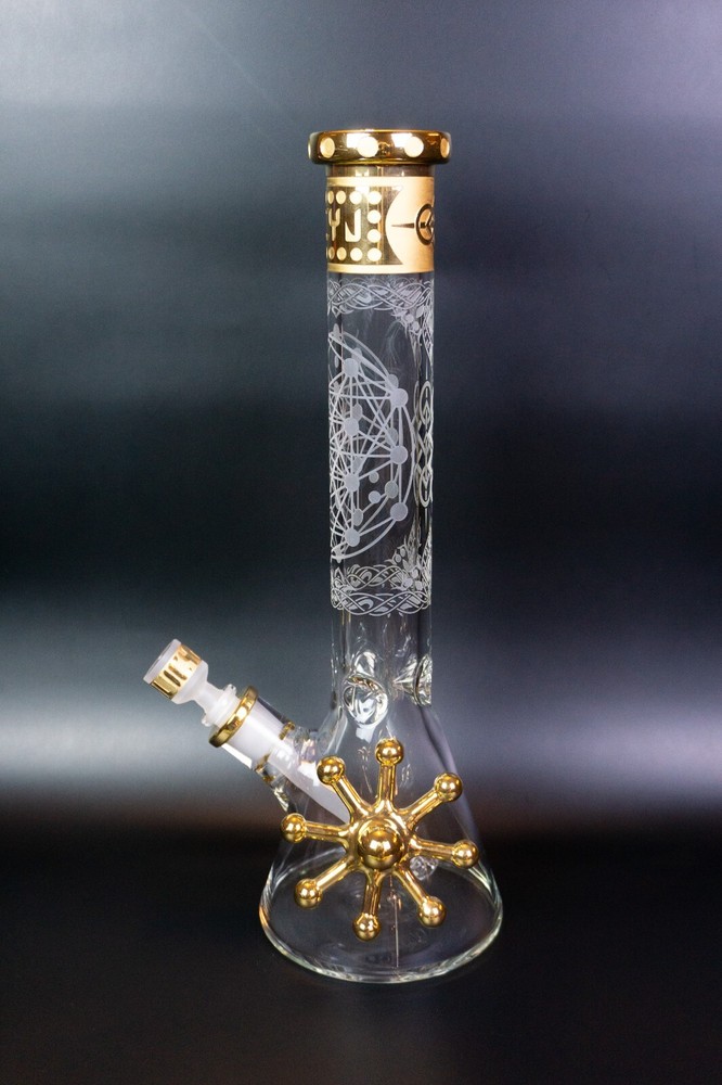 Juicy J Geometric Flow Beaker Bong