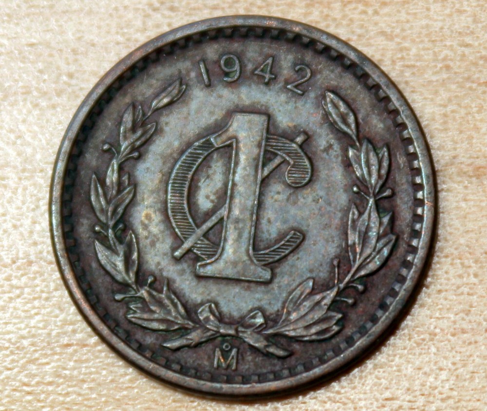 1942 Mexico 1 Centavo