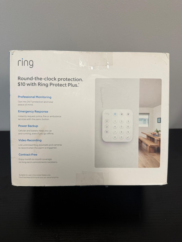 Ring Complete System Wireless Indoor 10 Piece Alarm home Security Set