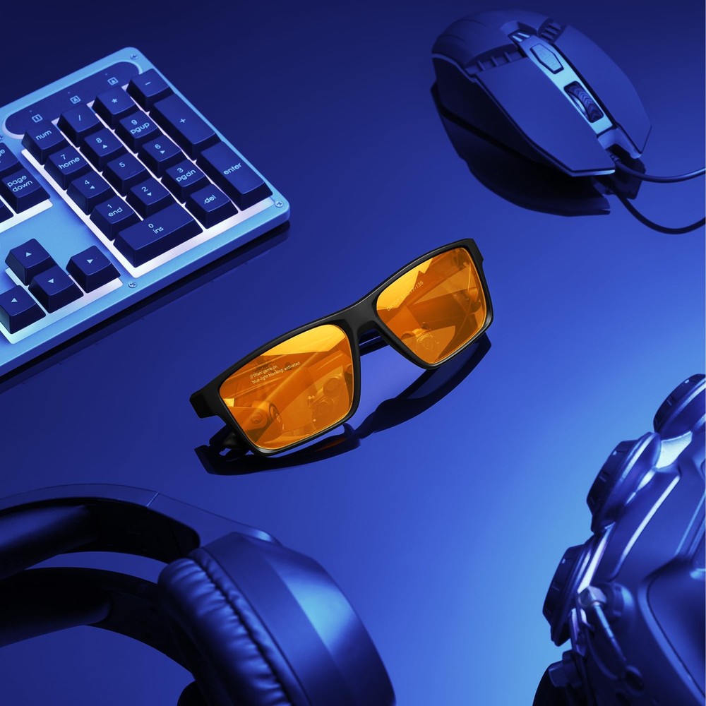 Gaming Glasses • Blue Light Blocking Computer Screen Glasses | Anti Fatigue &...