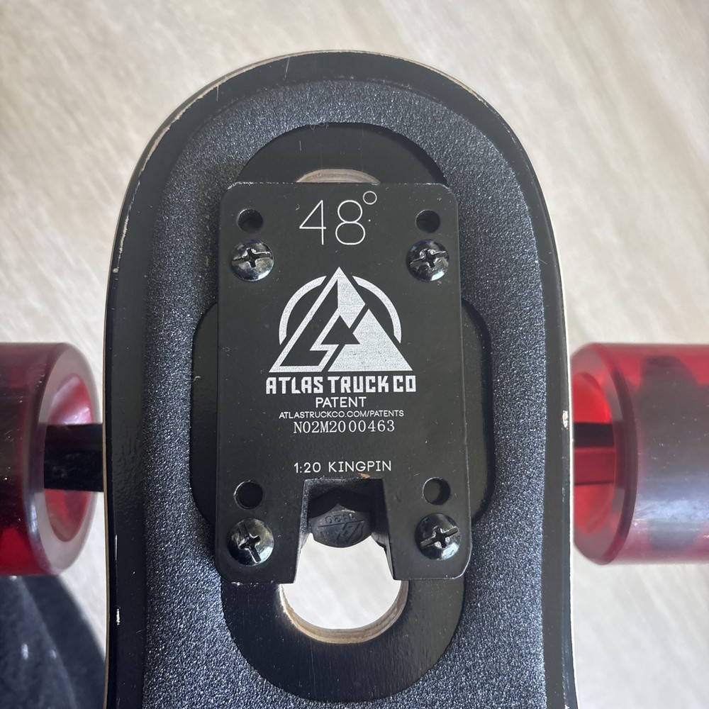 DB Phase 38" Complete Longboard Red and Black With Cloud Ride Wheels
