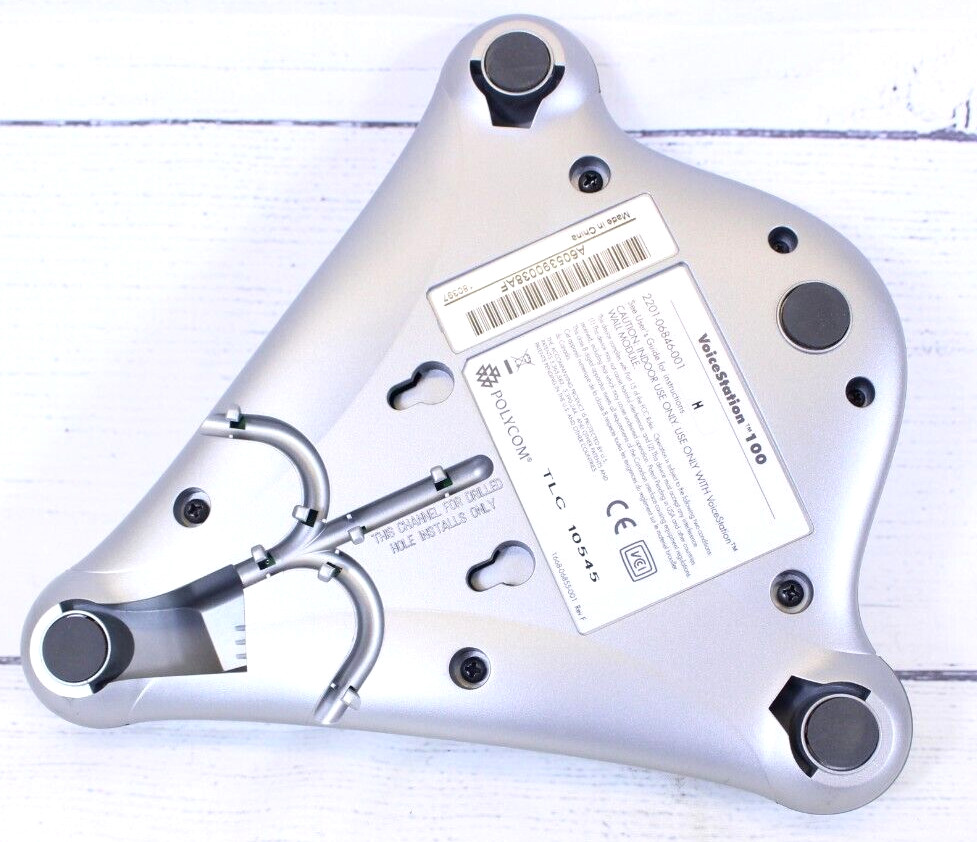 Polycom VoiceStation 100 Conference Phone with Power and Cords