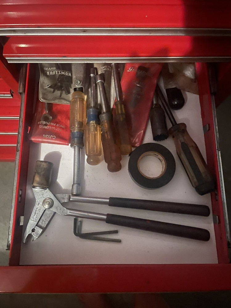 used snap on tool boxes with tools