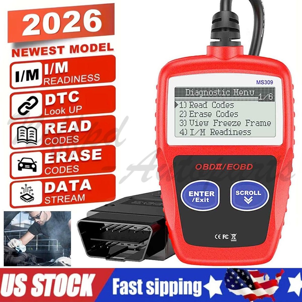 MS309 Automotive Code Reader OBD2 Scanner Diagnostic Tool Car Check Engine Fault
