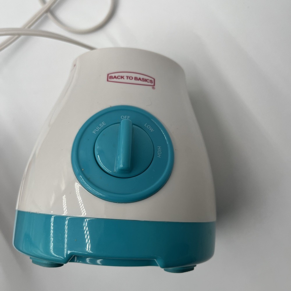 Back to Basics Blender Express Compact Blender Light Blue White Tested Working