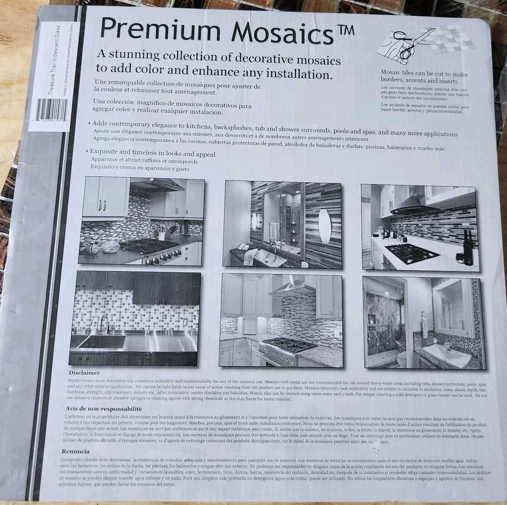 Mosaics Ivory 12x12 Tile Kitchen/bathroom Backsplash 17 items