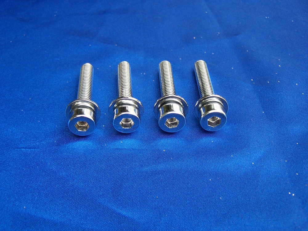 HARLEY DAVIDSON CHROME FENDER MOUNTING BOLT SET FOR 2014-23 FLH MODELS