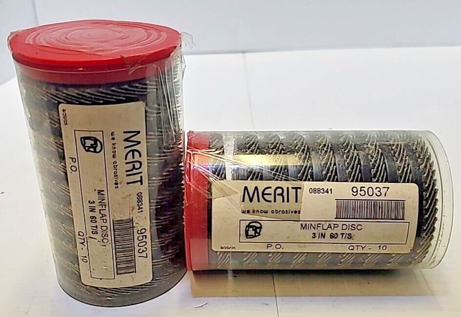 30 Merit Mini Flap Sanding Disc 95037 - 3" 60 Grit Merit Mini Type II