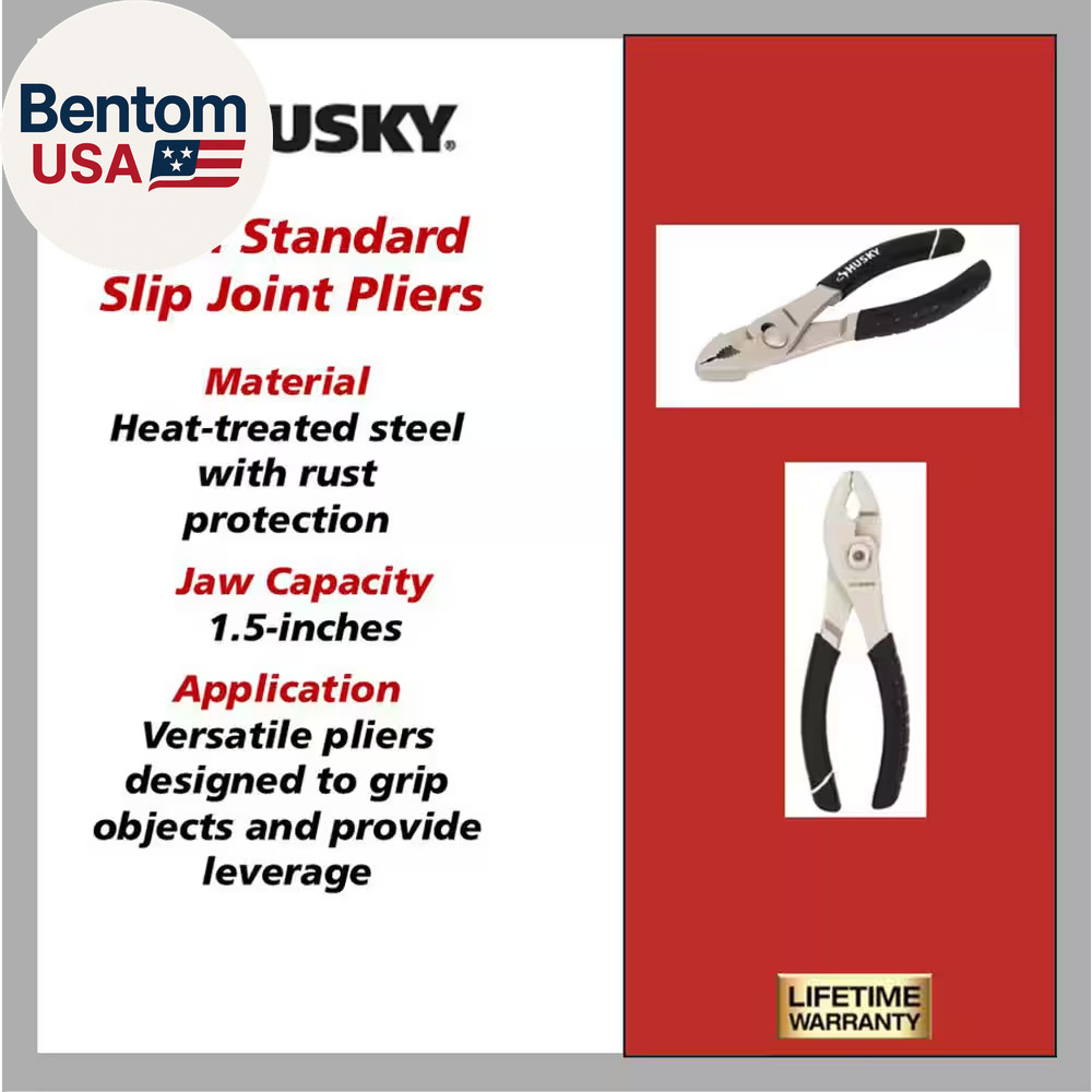 6 In. Standard Slip Joint Pliers