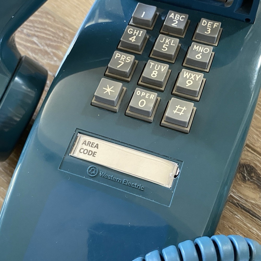 Push Button Phone Dial Card Insert AREA CODE