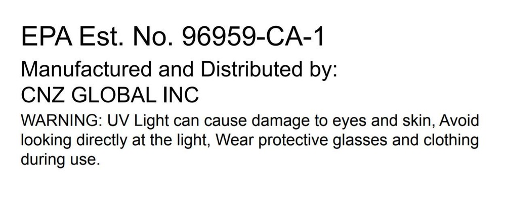 CNZ 55W 2G11 UV-C Germicidal Ultraviolet Light Bulb (2-Pack)