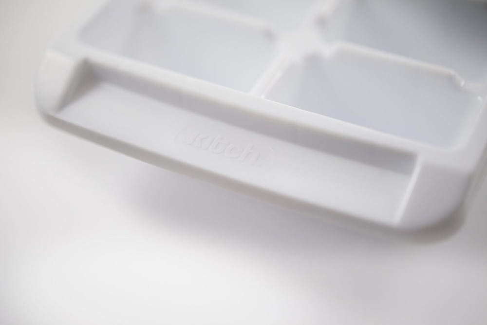 Ice Tray Easy Release White Ice Cube Trays 16 Cube Pack Of 2 Rectangular New