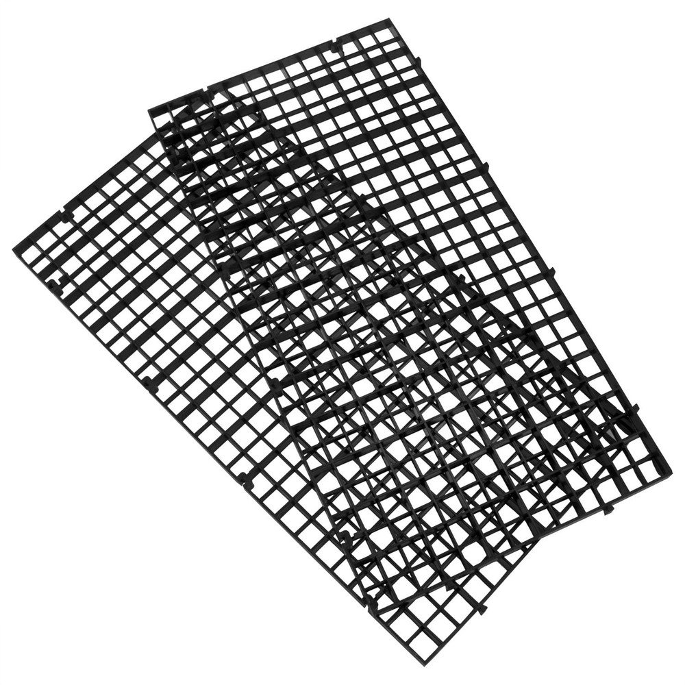 Plastic Grate Grid Panel Divider Egg Crate Aquarium Isolation 30x15cm 2 PCS