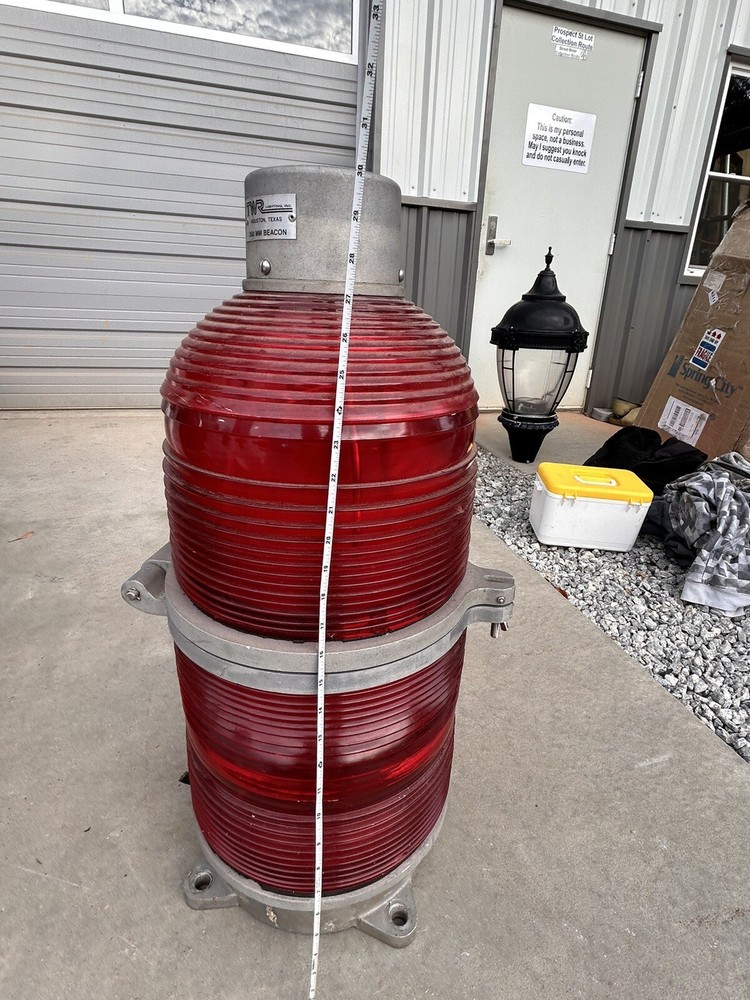 Vintage Glass, Dock Light, Ship Beacon, Can Ship Freight