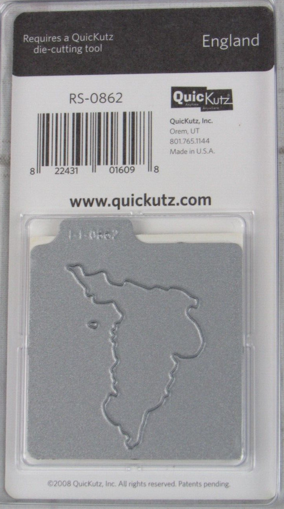 QuicKutz England 2x2, 1 Cutting Die Set RS-0862