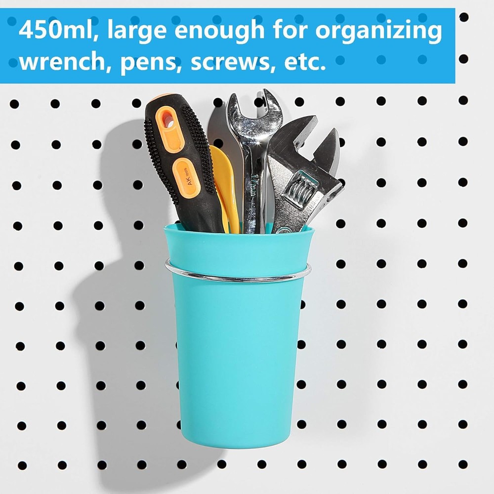 Pegboard Hooks, with Bins, Peg Locks, for Organizing Various Tools, 204 PCS, 80