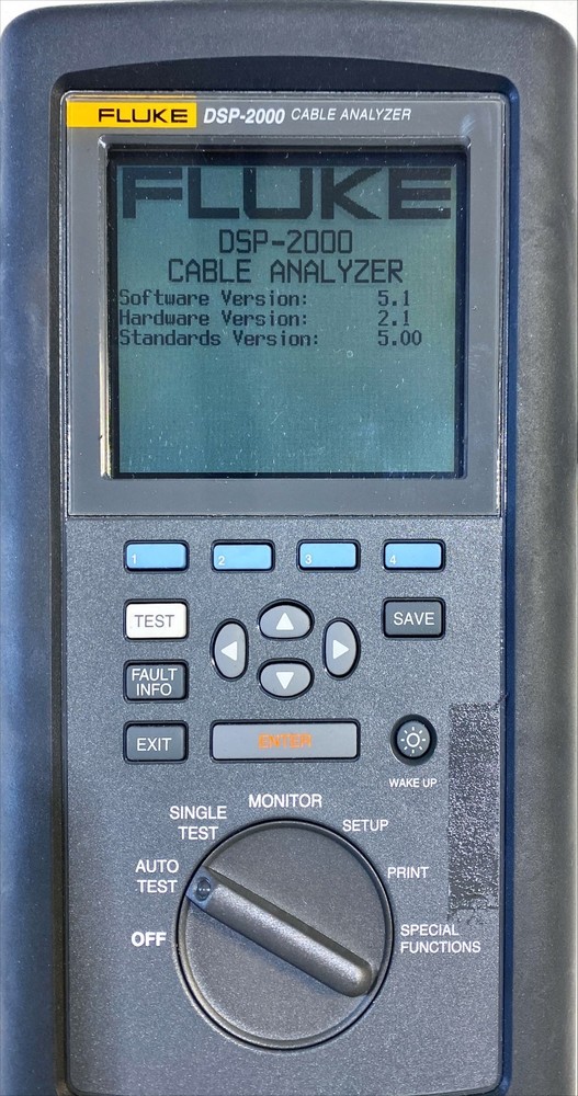 Fluke DSP-2000 Digital LAN Cable Analyzer & DSP-2000SR Smart Remote (READ)