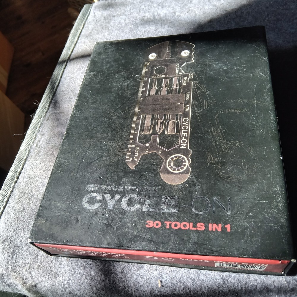 True Utility Cycle-On 30 Tools In 1 Bike Multi-Tool
