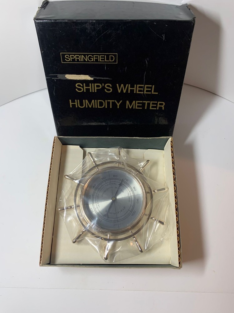 Springfield Ship's Wheel Humidity Meter
