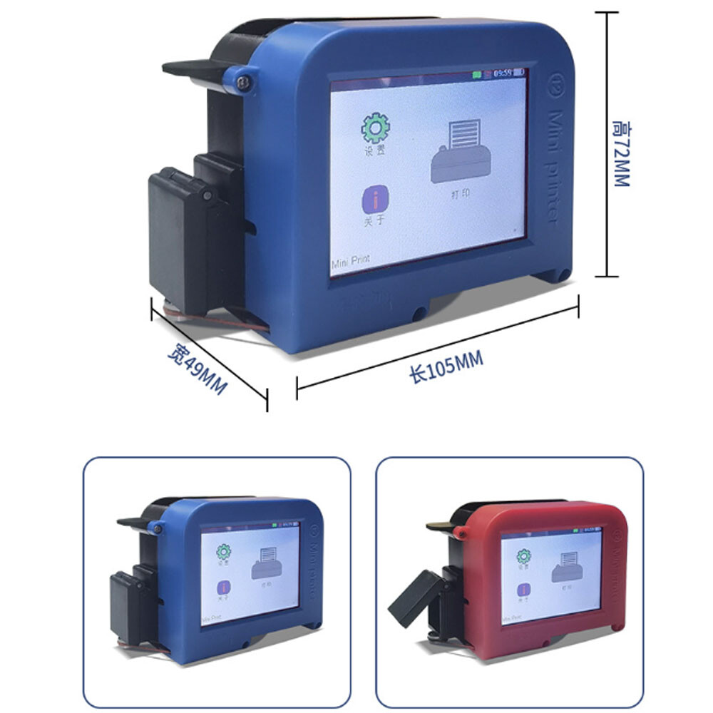 Intelligent Inkjet Printer Automatic Concave Convex Surface Encoder Label Date