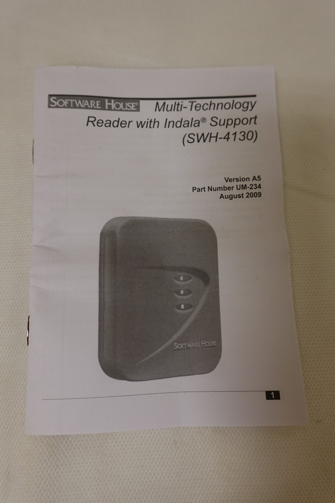 Software House SWH-4130-26B Multi-Technology Access Control Reader - Unused