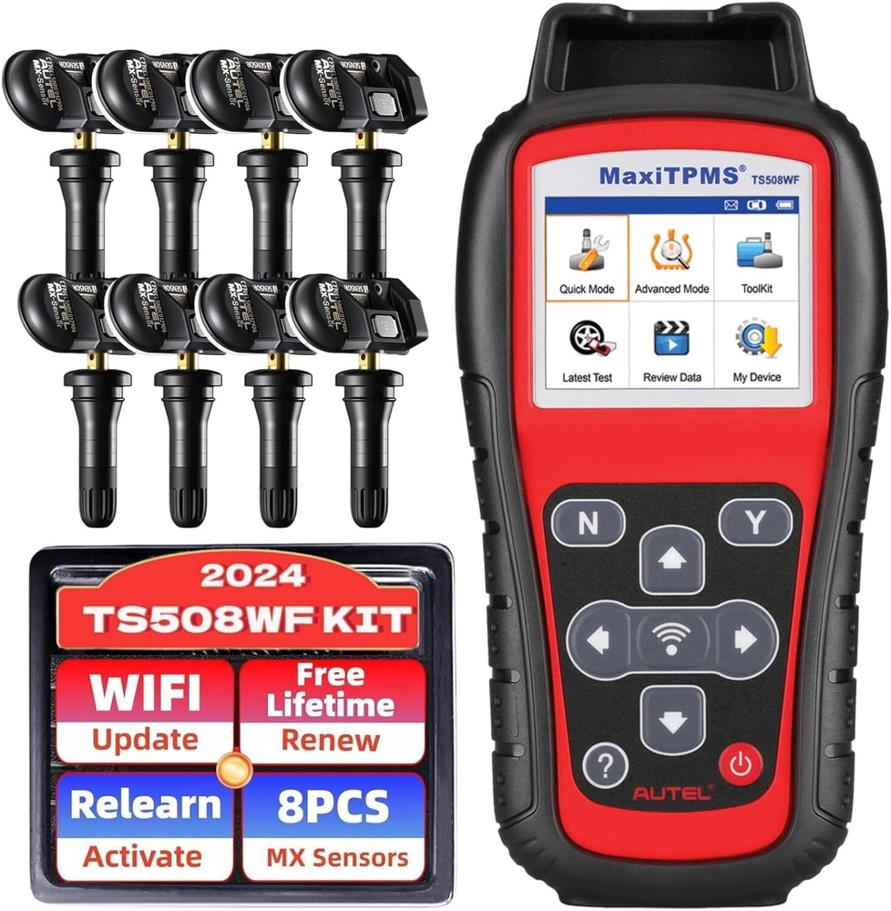 Autel MaxiTPMS TS508WF TPMS Relearn TPMS Sensors Activate Reset Programming Tool