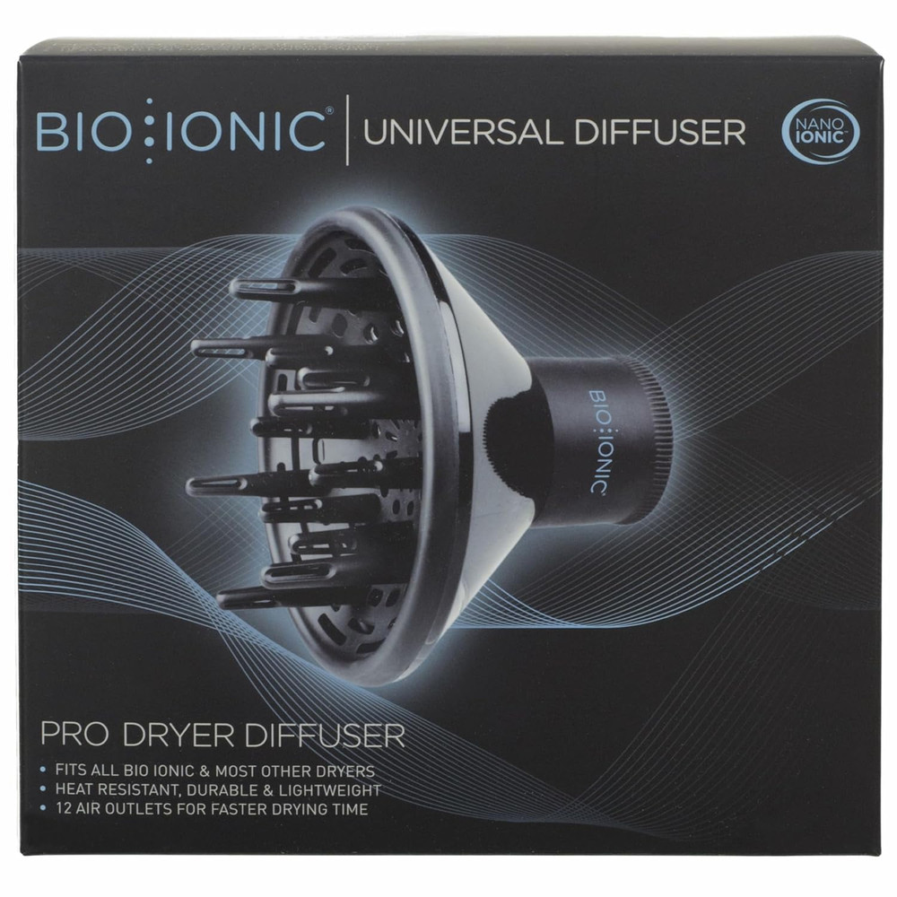 Universal Diffuser - Fast-Drying Hair Dryer Attachment for Frizz Control & Shine